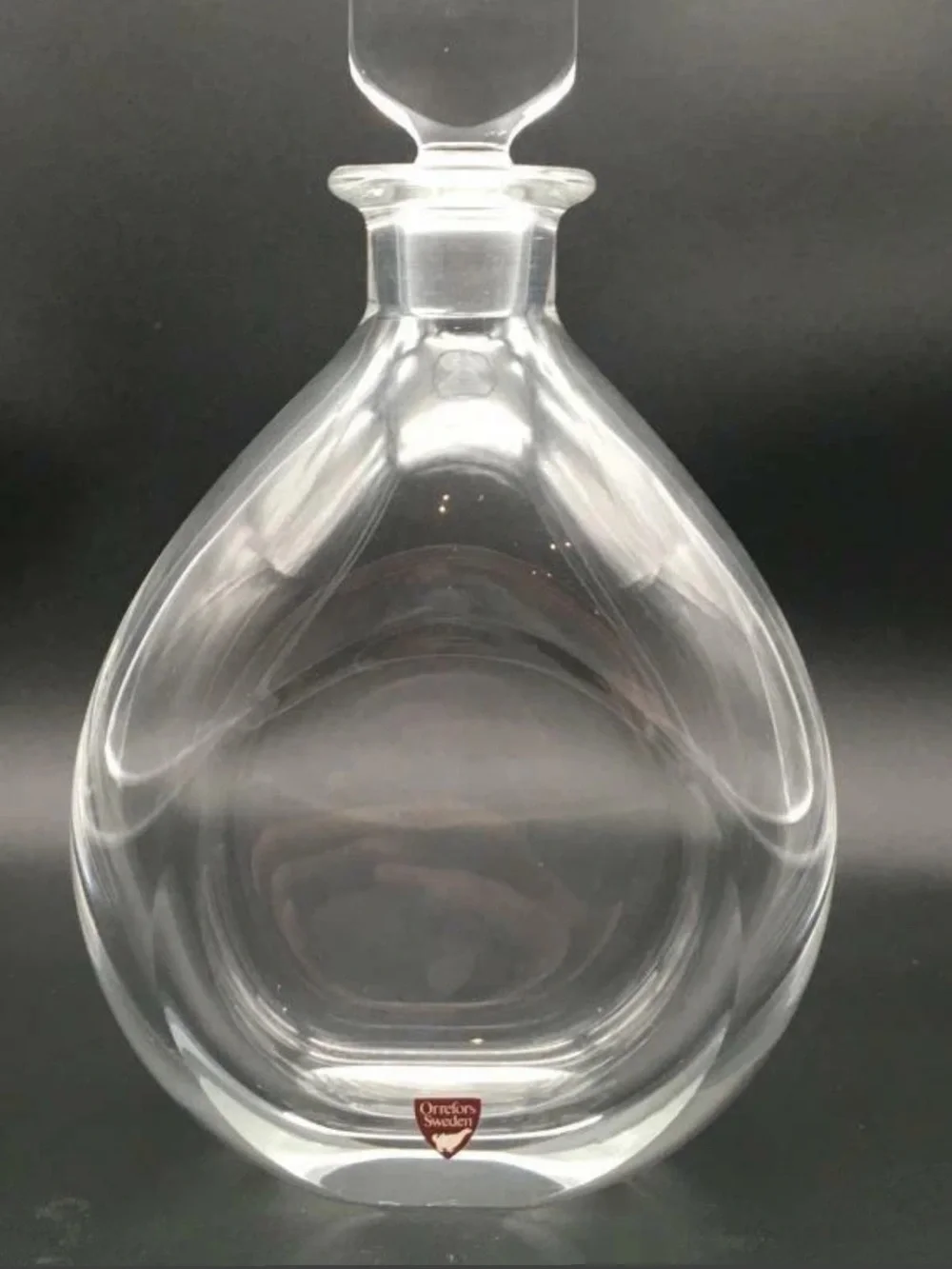 Clear Crystal Decanter - Clear Glass Bar Decanter - Picture 3 of 4